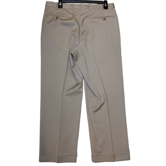 Talbots‎ Wool Dress Slacks in Beige Mens 38x30 - Picture 2 of 8